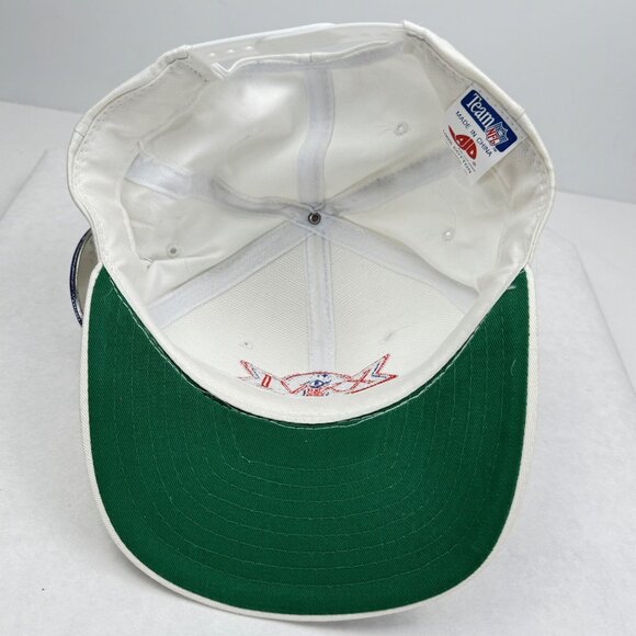 Vintage 1992 Super Bowl XXVI Snapback Hat White Adjustable NFL Team Cap with Pin - Picture 5 of 13